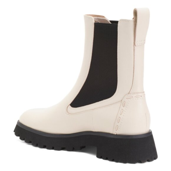 CLARKS Leather Stayso Mid Rise Chelsea Boots - Picture 2 of 2